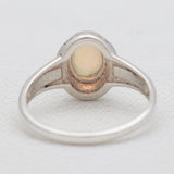 Ethiopian Opal Silver Rings