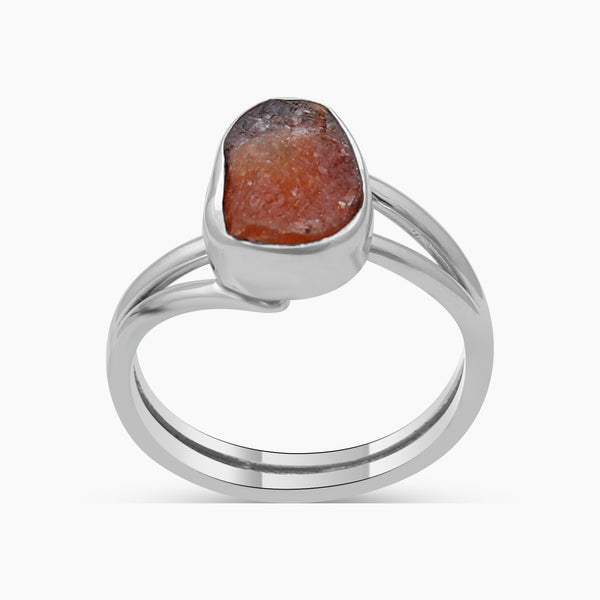 925 Silver Sun Stone Rings