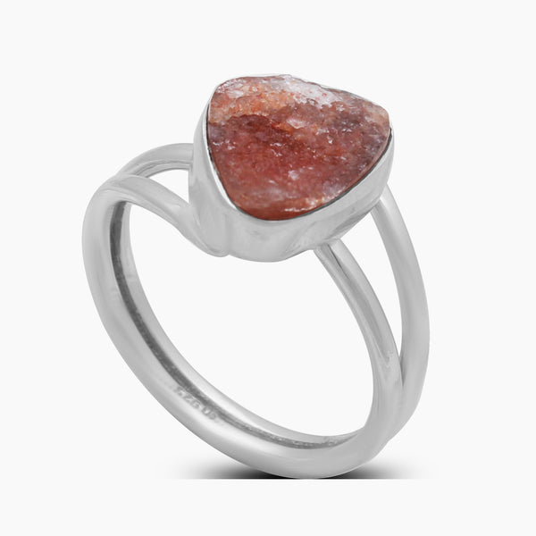 925 Silver Sun Stone Rings