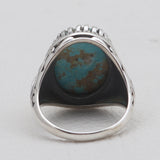 Mexican Turquoise Silver Rings