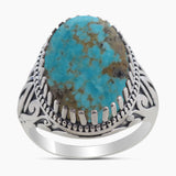 Mexican Turquoise Silver Rings