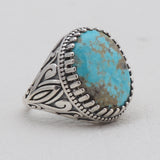 Mexican Turquoise Silver Rings