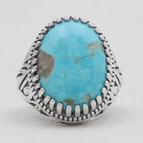 Mexican Turquoise Silver Rings