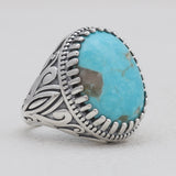 Mexican Turquoise Silver Rings