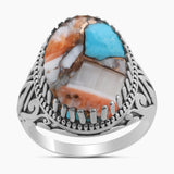 Mexican Turquoise Silver Rings