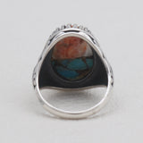 Mexican Turquoise Silver Rings