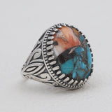 Mexican Turquoise Silver Rings