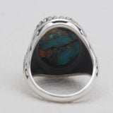 Mexican Turquoise Silver Rings