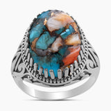 Mexican Turquoise Silver Rings