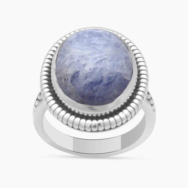 Hackmanite Silver Rings