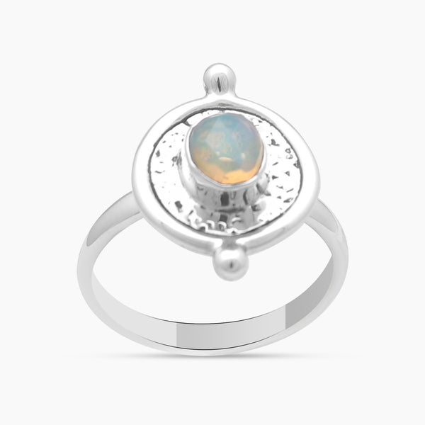 925 Sterling Silver Ethiopian Opal Rings