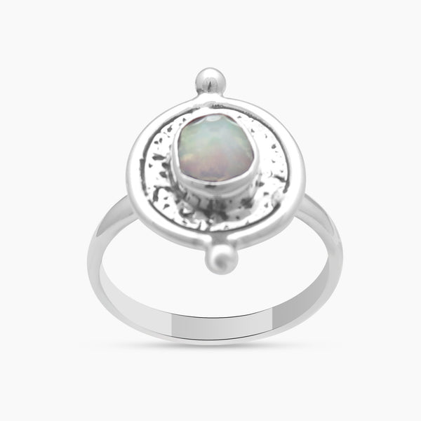 925 Sterling Silver Ethiopian Opal Rings