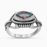 Mystic Quartz Silver Rings