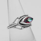 Mystic Quartz Silver Rings
