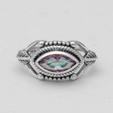 Mystic Quartz Silver Rings