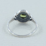 Peridot Silver Rings