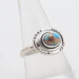 Turquoise Spiny Oyster Silver Rings