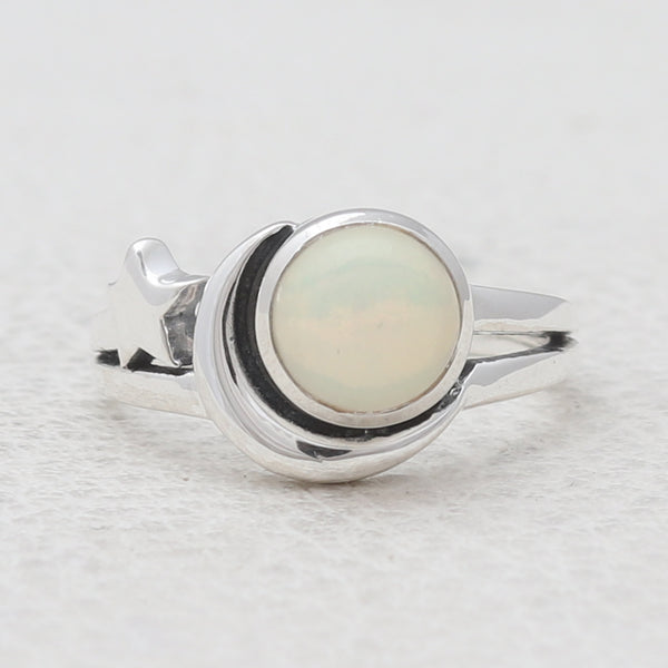925 Sterling Silver Ethiopian Opal Rings