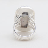 Dendritic Opal Silver Rings