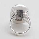 Dendritic Opal Silver Rings