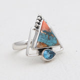 925 Sterling Silver Dendritic Opal Rings