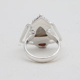 925 Sterling Silver Dendritic Opal Rings
