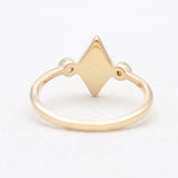 Gold Vermeil White Topaz Rings