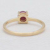 Gold Vermeil Garnet Rings