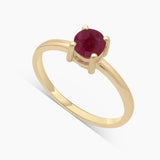 Gold Vermeil Garnet Rings