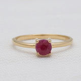 Gold Vermeil Garnet Rings