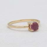 Gold Vermeil Garnet Rings
