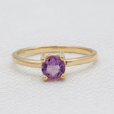 Gold Vermeil Garnet Rings