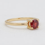 Gold Vermeil Garnet Rings