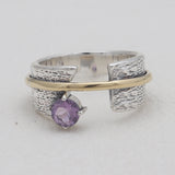 925 Sterling Silver Garnet Rings