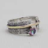 925 Sterling Silver Garnet Rings