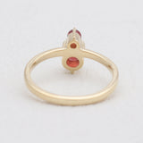 Gold Vermeil Garnet Rings