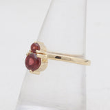 Gold Vermeil Garnet Rings