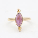 Gold Vermeil Hessonite Rings