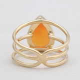 Gold Vermeil Black Onyx Rings