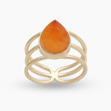 Gold Vermeil Black Onyx Rings
