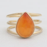 Gold Vermeil Black Onyx Rings