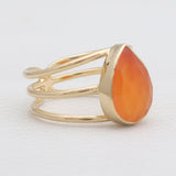 Gold Vermeil Black Onyx Rings