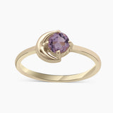 Gold Vermeil Iolite Rings