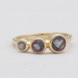 Mystic Quartz Gold Vermeil Rings