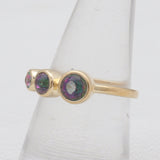 Mystic Quartz Gold Vermeil Rings