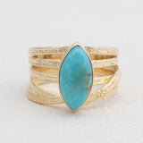 Gold Vermeil Hessonite Rings