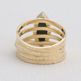 Gold Vermeil Hessonite Rings