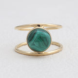 Gold Vermeil Black Onyx Rings