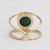 Gold Vermeil Black Onyx Rings