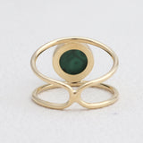 Gold Vermeil Black Onyx Rings